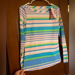 Lilly Pulitzer Aleah Top in Paradise Stripe